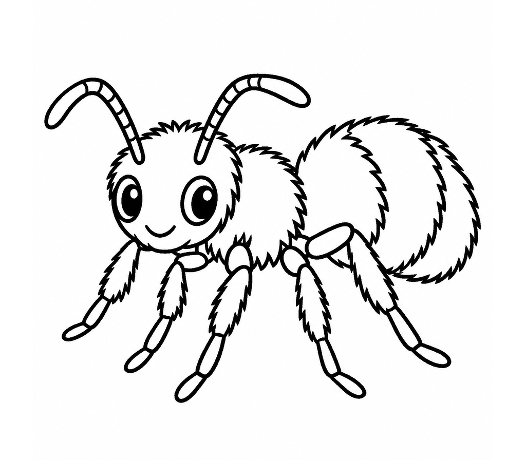 Velvet Ant coloring page