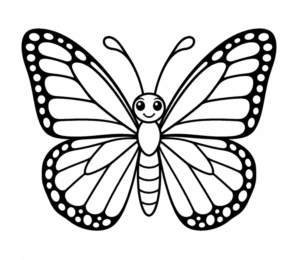 Viceroy Butterfly coloring page