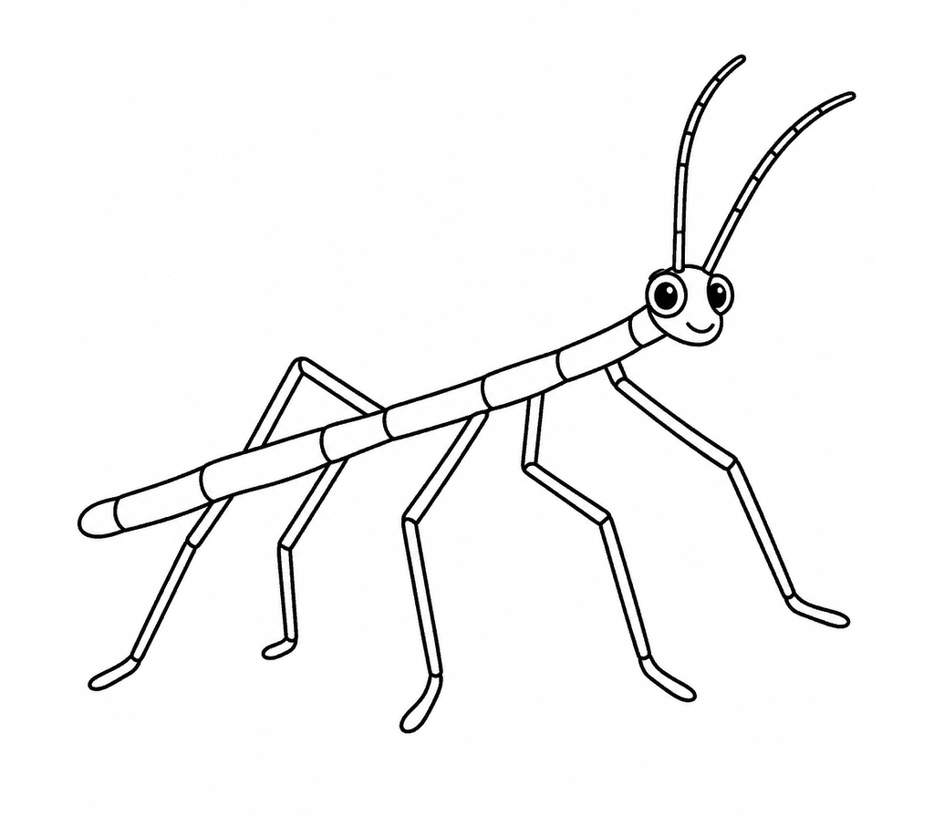 Walking Stick coloring page