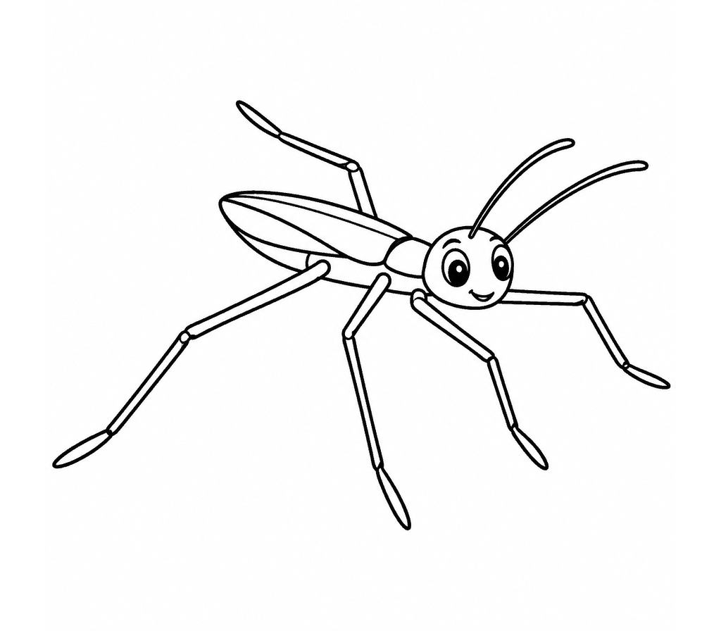 Water Strider coloring page