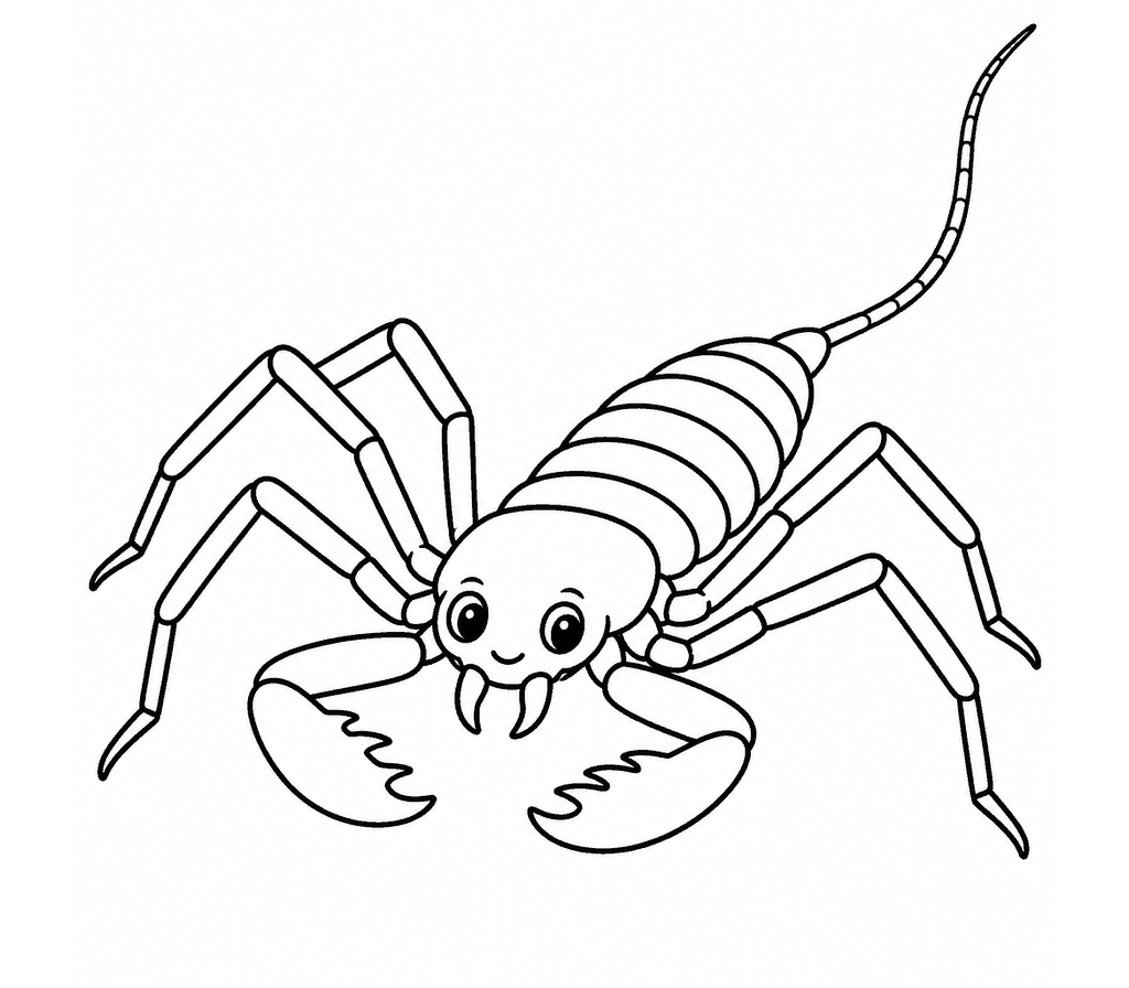 Whip Scorpion coloring page