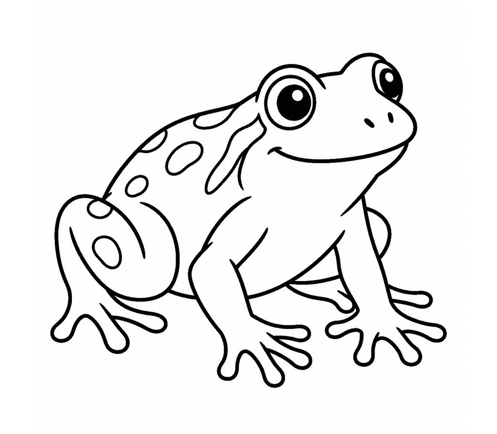 Wood Frog coloring page