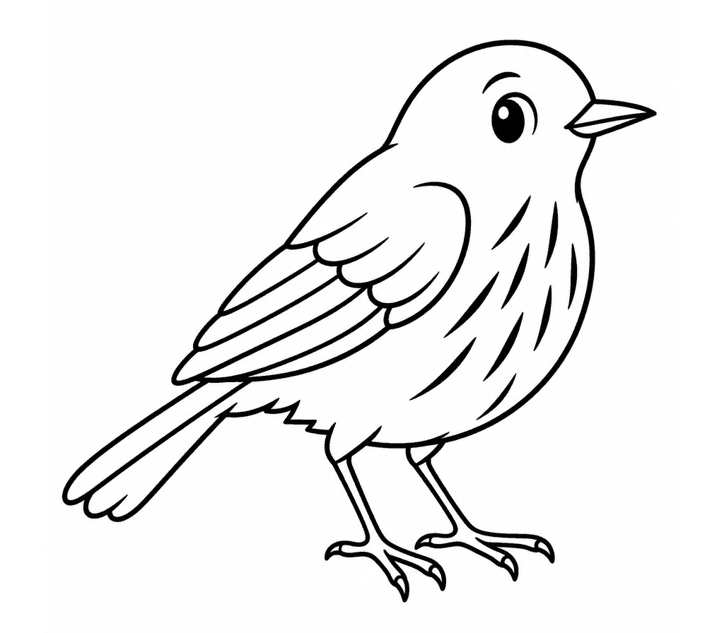 Yellow Warbler coloring page